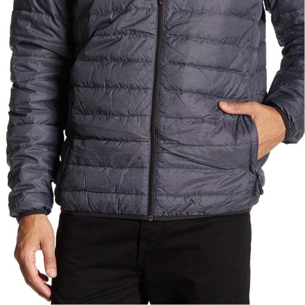new Hawke & Co ✰ Quilted Packable Down Ski Snowboard Sport Winter Jacket ✰ Smoke - Picture 3 of 15